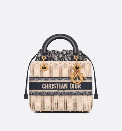 christian dior rattan bag.